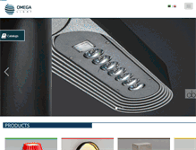 Tablet Screenshot of omegalight.com.br